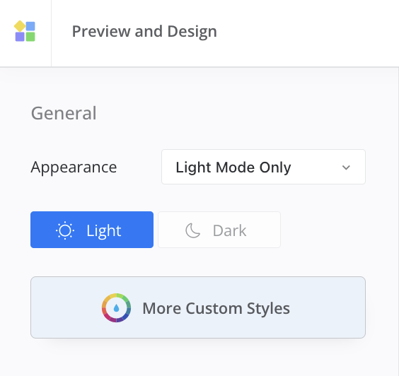 More custom design button